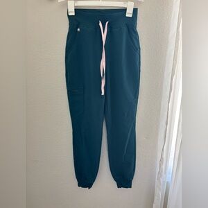 Figs Caribbean Blue Jogger Scrub Pants